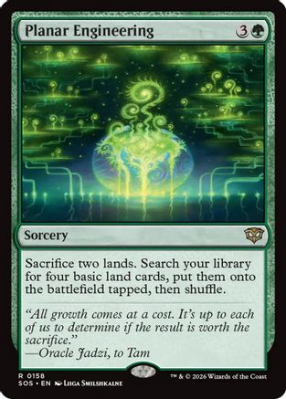 Planar Engineering (SOS-158) [Secrets of Strixhaven] MTG Single Wizards of the Coast