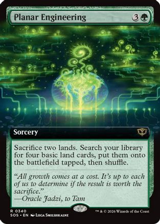 Planar Engineering (SOS-340) [Secrets of Strixhaven] Foil MTG Single Wizards of the Coast