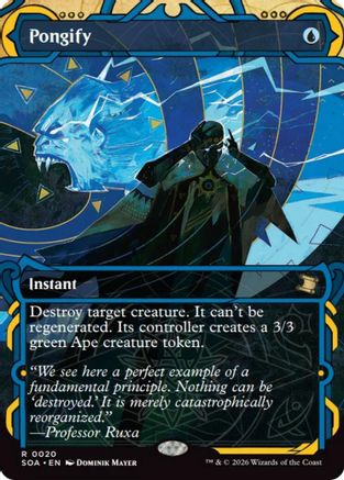 Pongify (SOA-020) [Secrets of Strixhaven: Mystical Archive] MTG Single Wizards of the Coast