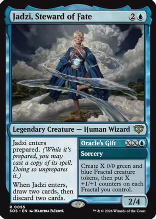 Jadzi, Steward of Fate (SOS-055) [Secrets of Strixhaven] MTG Single Wizards of the Coast
