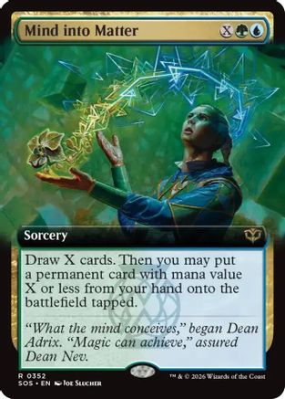 Mind into Matter (SOS-352) [Secrets of Strixhaven] MTG Single Wizards of the Coast