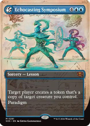 Echocasting Symposium (SOS-291) [Secrets of Strixhaven] Foil MTG Single Wizards of the Coast