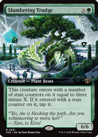 Slumbering Trudge (SOS-341) [Secrets of Strixhaven] MTG Single Wizards of the Coast