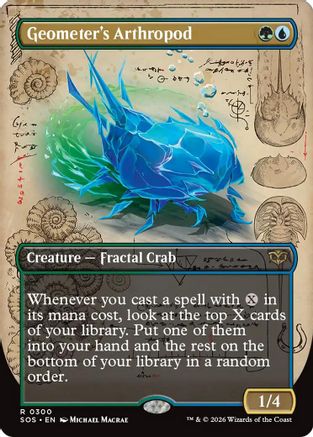 Geometer's Arthropod (SOS-300) [Secrets of Strixhaven] MTG Single Wizards of the Coast