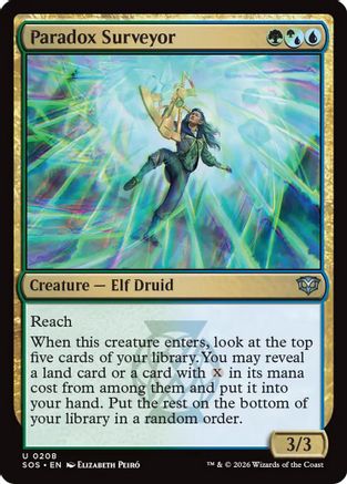 Paradox Surveyor (SOS-208) [Secrets of Strixhaven] MTG Single Wizards of the Coast