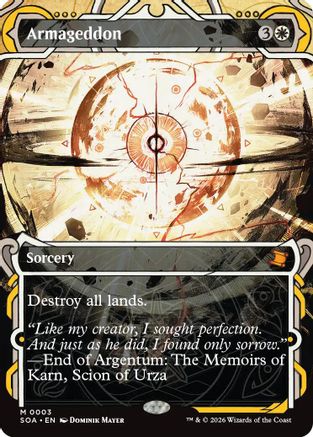Armageddon (SOA-003) [Secrets of Strixhaven: Mystical Archive] MTG Single Wizards of the Coast
