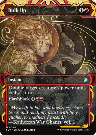 Bulk Up (SOA-040) [Secrets of Strixhaven: Mystical Archive] MTG Single Wizards of the Coast