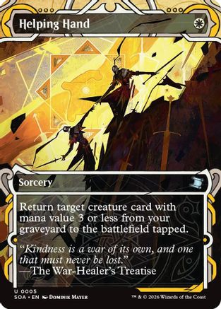 Helping Hand (SOA-005) [Secrets of Strixhaven: Mystical Archive] MTG Single Wizards of the Coast
