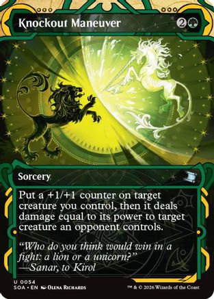 Knockout Maneuver (SOA-054) [Secrets of Strixhaven: Mystical Archive] MTG Single Wizards of the Coast