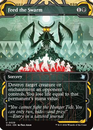 Feed the Swarm (SOA-029) [Secrets of Strixhaven: Mystical Archive] Foil MTG Single Wizards of the Coast