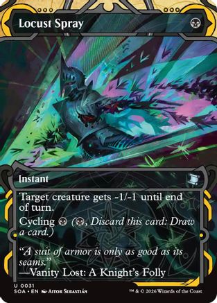 Locust Spray (SOA-031) [Secrets of Strixhaven: Mystical Archive] Foil MTG Single Wizards of the Coast