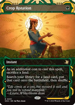 Crop Rotation (SOA-051) [Secrets of Strixhaven: Mystical Archive] MTG Single Wizards of the Coast