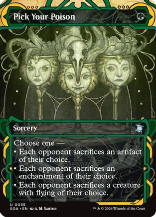 Pick Your Poison (SOA-055) [Secrets of Strixhaven: Mystical Archive] Foil MTG Single Wizards of the Coast