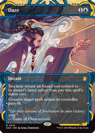 Daze (SOA-015) [Secrets of Strixhaven: Mystical Archive] MTG Single Wizards of the Coast