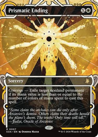 Prismatic Ending (SOA-007) [Secrets of Strixhaven: Mystical Archive] Foil MTG Single Wizards of the Coast