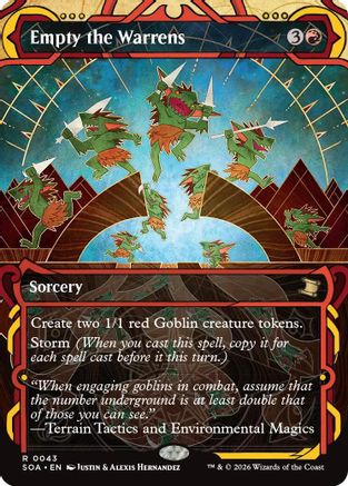 Empty the Warrens (SOA-043) [Secrets of Strixhaven: Mystical Archive] MTG Single Wizards of the Coast