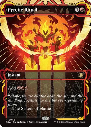 Pyretic Ritual (SOA-046) [Secrets of Strixhaven: Mystical Archive] MTG Single Wizards of the Coast