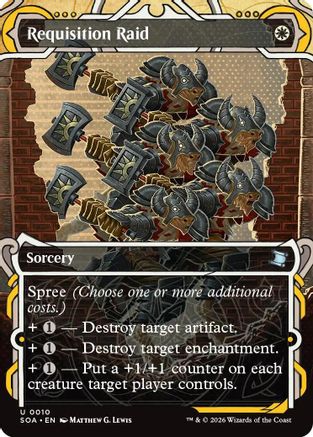 Requisition Raid (SOA-010) [Secrets of Strixhaven: Mystical Archive] Foil MTG Single Wizards of the Coast