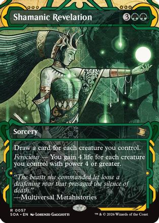Shamanic Revelation (SOA-057) [Secrets of Strixhaven: Mystical Archive] MTG Single Wizards of the Coast