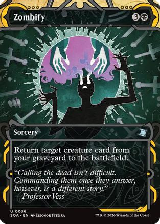 Zombify (SOA-036) [Secrets of Strixhaven: Mystical Archive] Foil MTG Single Wizards of the Coast
