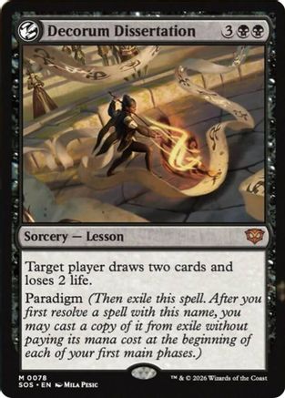 Decorum Dissertation (SOS-078) [Secrets of Strixhaven] MTG Single Wizards of the Coast
