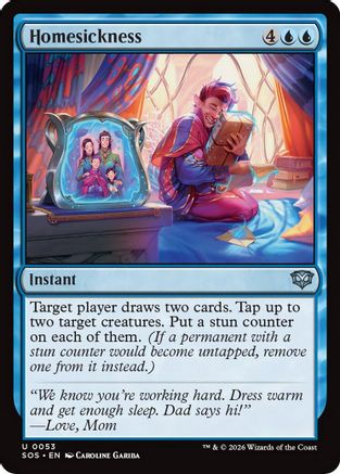 Homesickness (SOS-053) [Secrets of Strixhaven] MTG Single Wizards of the Coast