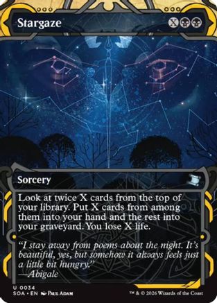 Stargaze (SOA-034) [Secrets of Strixhaven: Mystical Archive] Foil MTG Single Wizards of the Coast