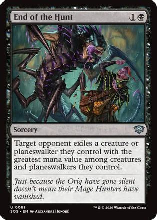 End of the Hunt (SOS-081) [Secrets of Strixhaven] MTG Single Wizards of the Coast