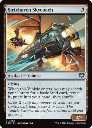Strixhaven Skycoach (SOS-252) [Secrets of Strixhaven] MTG Single Wizards of the Coast