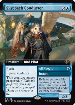 Skycoach Conductor (SOS-322) [Secrets of Strixhaven] MTG Single Wizards of the Coast