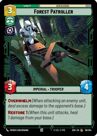 Forest Patroller (96/264) [Ashes of the Empire] Star Wars: Unlimited Single Disney