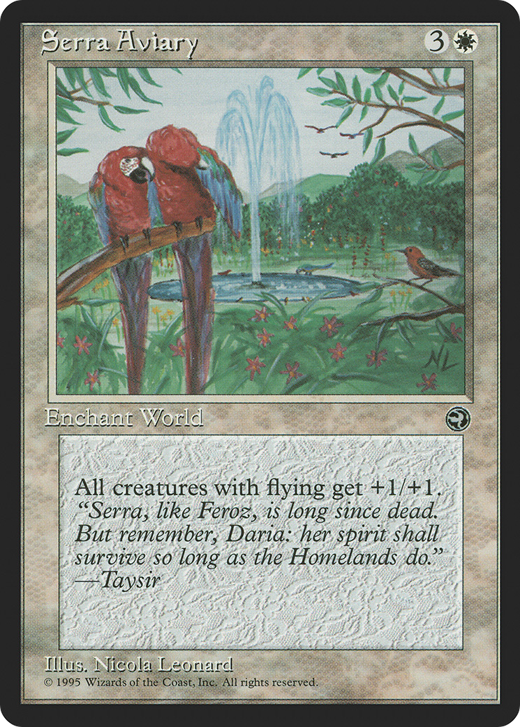 Serra Aviary (HML-014) [Homelands] MTG Single Wizards of the Coast