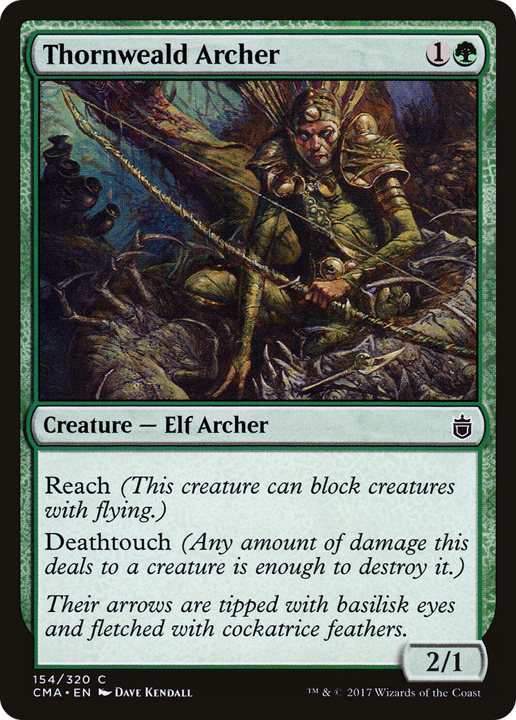 Thornweald Archer (CMA-154) [Commander Anthology] MTG Single Wizards of the Coast