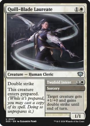 Quill-Blade Laureate (SOS-027) [Secrets of Strixhaven] MTG Single Wizards of the Coast