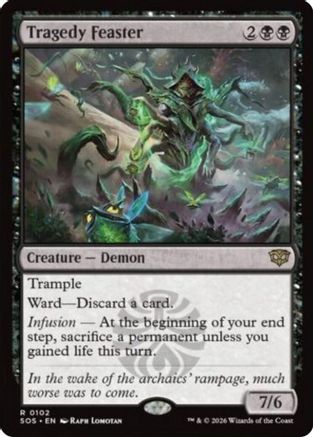 Tragedy Feaster (SOS-102) [Secrets of Strixhaven] Foil MTG Single Wizards of the Coast