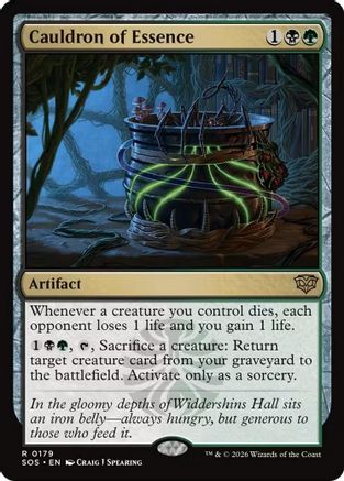 Cauldron of Essence (SOS-179) [Secrets of Strixhaven] MTG Single Wizards of the Coast