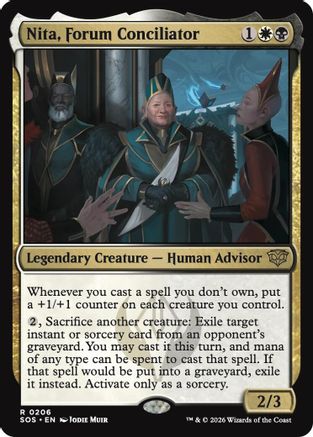 Nita, Forum Conciliator (SOS-206) [Secrets of Strixhaven] MTG Single Wizards of the Coast