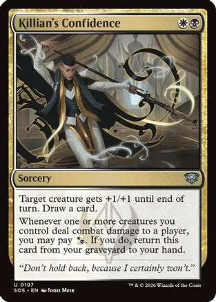 Killian's Confidence (SOS-197) [Secrets of Strixhaven] MTG Single Wizards of the Coast