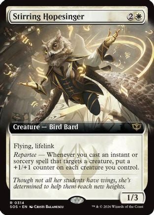 Stirring Hopesinger (SOS-314) [Secrets of Strixhaven] MTG Single Wizards of the Coast