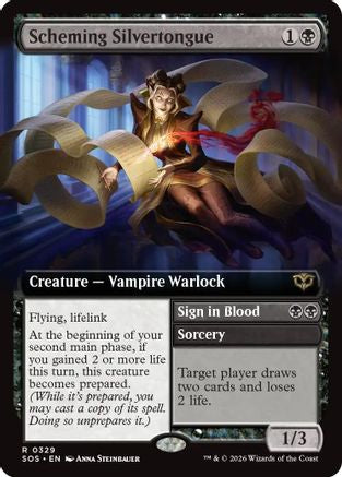 Scheming Silvertongue (SOS-329) [Secrets of Strixhaven] MTG Single Wizards of the Coast
