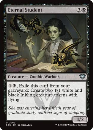 Eternal Student (SOS-082) [Secrets of Strixhaven] Foil MTG Single Wizards of the Coast