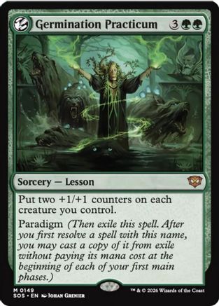 Germination Practicum (SOS-149) [Secrets of Strixhaven] Foil MTG Single Wizards of the Coast