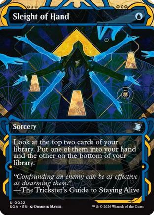 Sleight of Hand (SOA-022) [Secrets of Strixhaven: Mystical Archive] MTG Single Wizards of the Coast