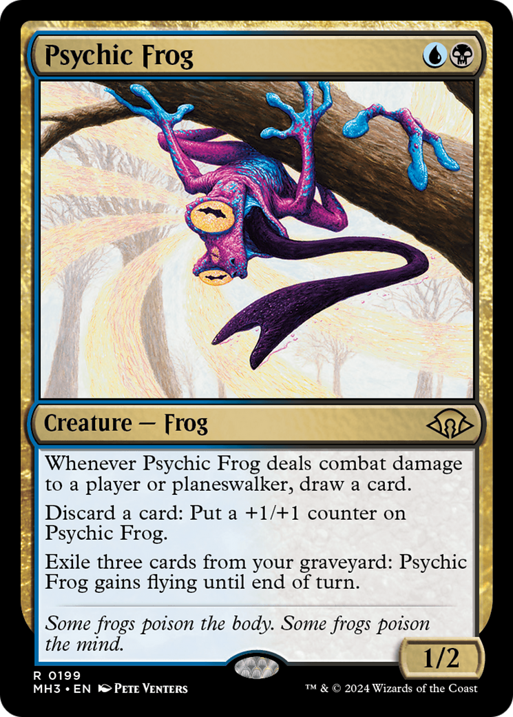 Psychic Frog (MH3-199) [Modern Horizons 3] Foil MTG Single Modern Horizons 3