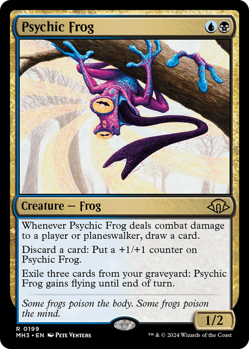 Psychic Frog (MH3-199) [Modern Horizons 3] Foil MTG Single Modern Horizons 3