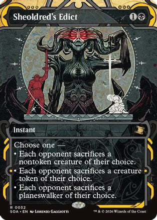 Sheoldred's Edict (SOA-032) [Secrets of Strixhaven: Mystical Archive] MTG Single Wizards of the Coast