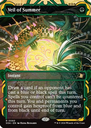 Veil of Summer (SOA-060) [Secrets of Strixhaven: Mystical Archive] Foil MTG Single Wizards of the Coast