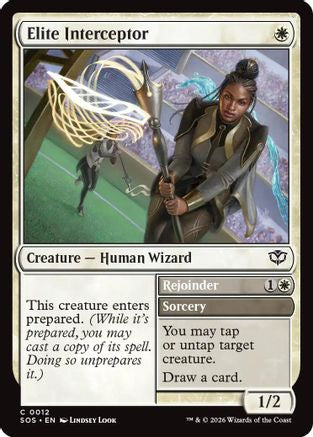 Elite Interceptor (SOS-012) [Secrets of Strixhaven] Foil MTG Single Wizards of the Coast
