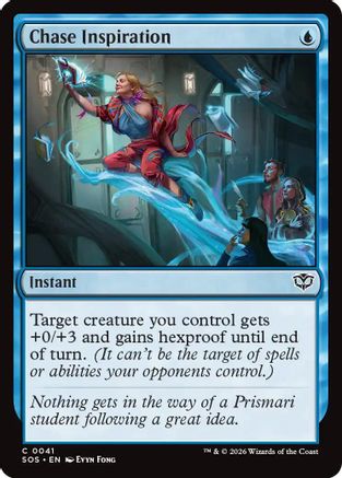 Chase Inspiration (SOS-041) [Secrets of Strixhaven] Foil MTG Single Wizards of the Coast