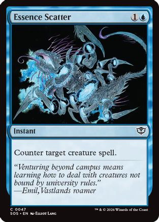 Essence Scatter (SOS-047) [Secrets of Strixhaven] MTG Single Wizards of the Coast